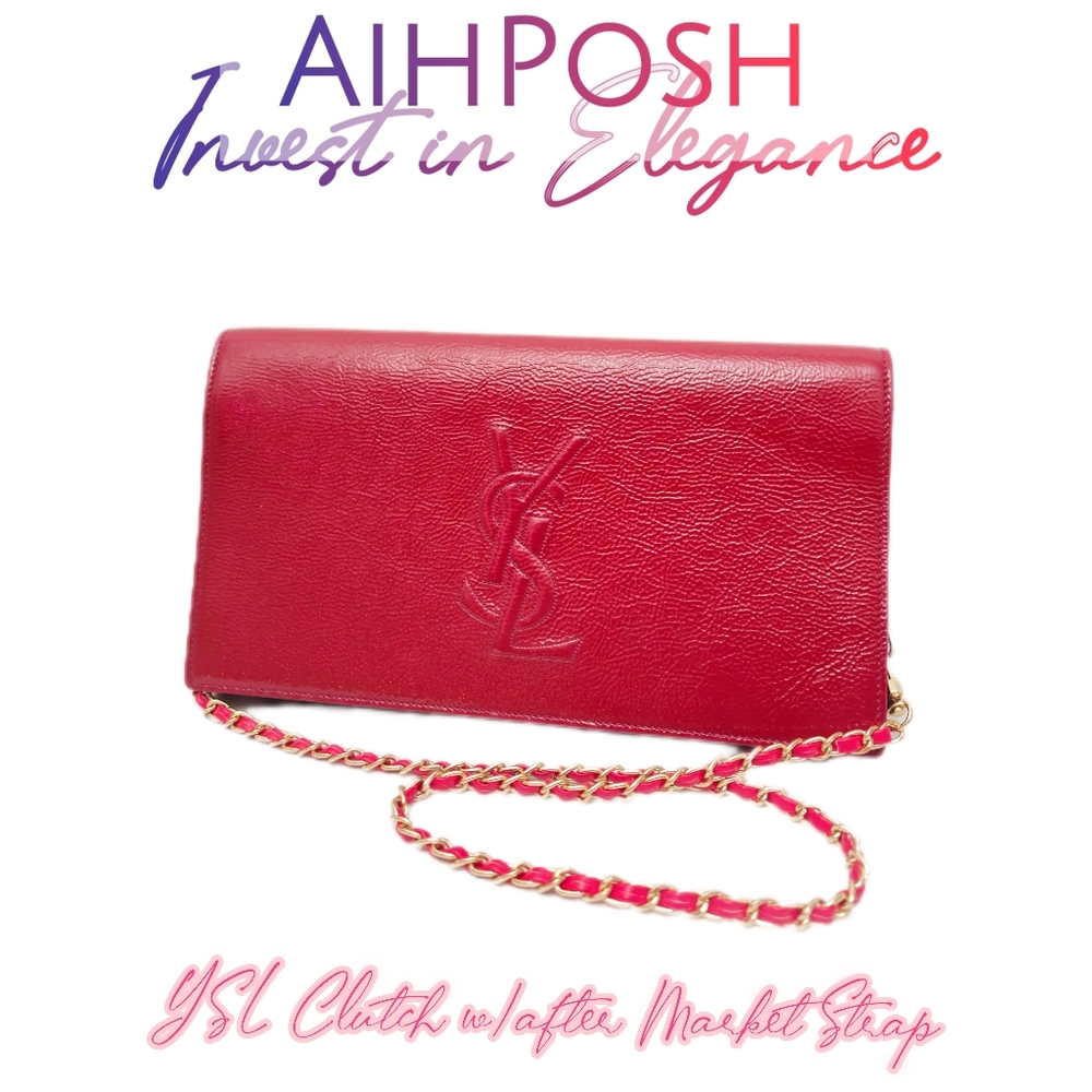 Yves Saint Laurent  BELLE DE JOUR CLUTCH in Patent Leather